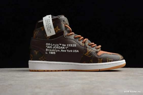 (WITH -LouiV CASE) JORDAN AIR AQ0818-158 AQ0818-158 O-W 1 0402